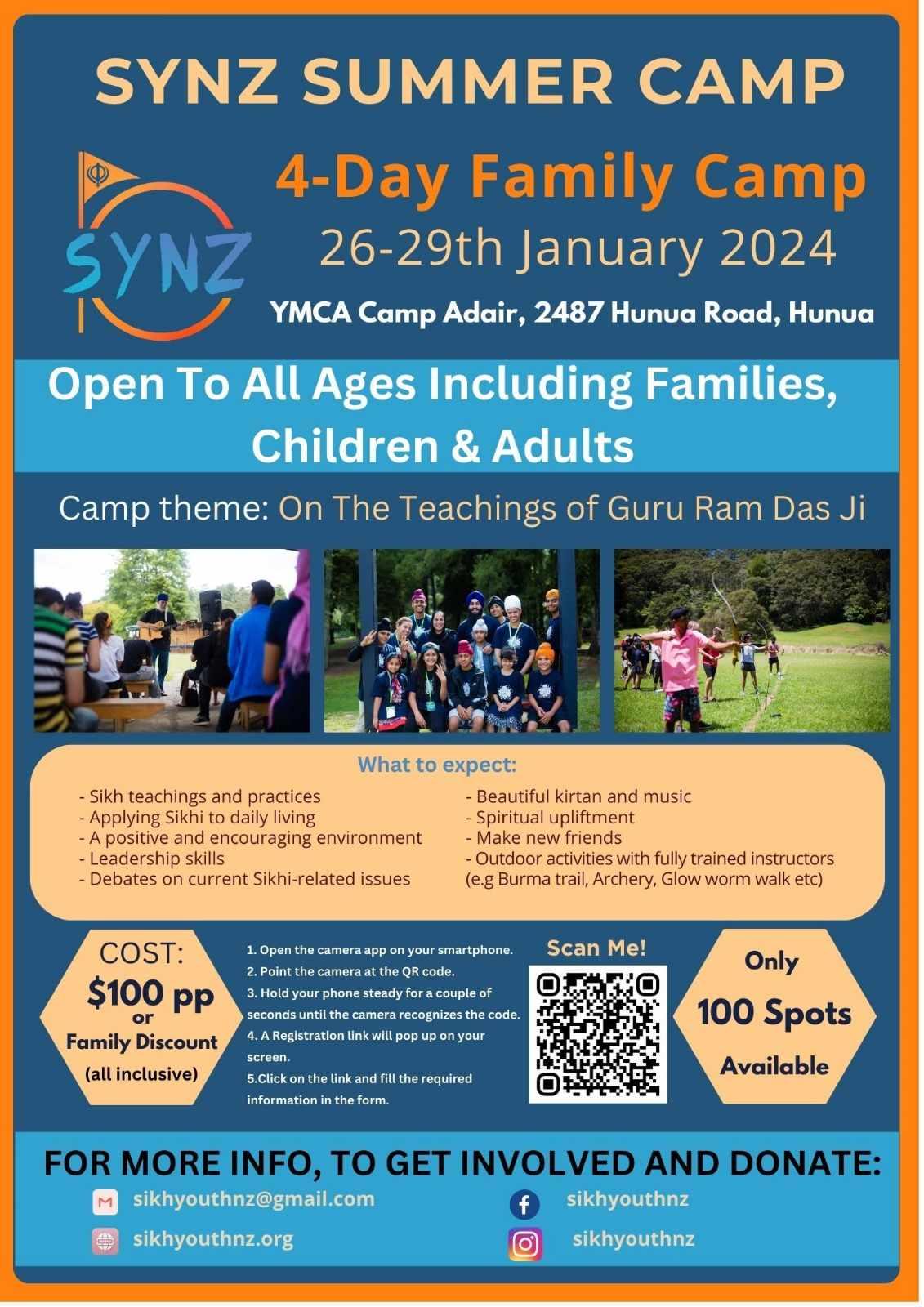 Poster for SYNZ Summer Camp - 2024