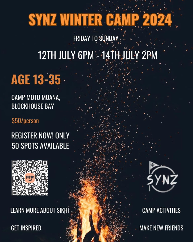 Poster for SYNZ Winter Camp 2024